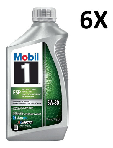 Aceite Sintetico Mobil 1 Esp 5w30  Diesel Vw 504.00/507.00