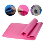 Tapete Yoga Nbr Anti-slip 15mm Academia Exercícios Mat Rosa