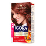  Tinte Cabello Igora Vital Permanente Tono 5-88 Castaño Claro Rojizo