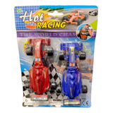 Autitos Pack X 2 Hot Racing Carreras De Plástico Económicos