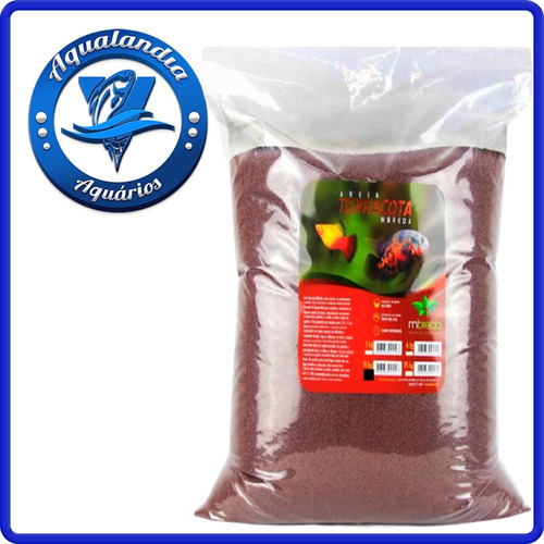 Mbreda Areia Terracota 20kg Ph 7,0 - 7,4 Para Aquario