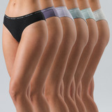 Pack 6x Bikini De Algodón Mujer Flores 25250-171