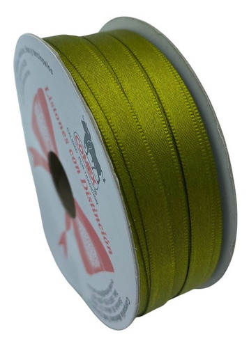 Cinta Satin Doble Cara 1715-1 De 6mm Rollo De 45.70mts