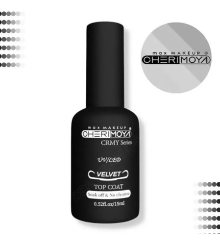 Top Coat Uv/led Velvet Matte Terciopelo Cherimoya Semiperman