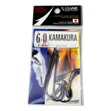 Anzuelo Sasame Kamakura F-345 Bl/nk N°6/0 X3unidades Dorado