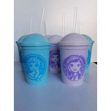Vaso Plastico Milkshake Frozen Personalizado (6 Unidades)