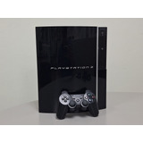 Playstation 3 Fat Cechl01 Hen Com Hd De 500gb + Controle 