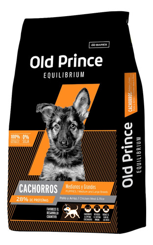 Old Prince Equilibrium Cachorro Raza Med Y Gde X 3kg Boedo