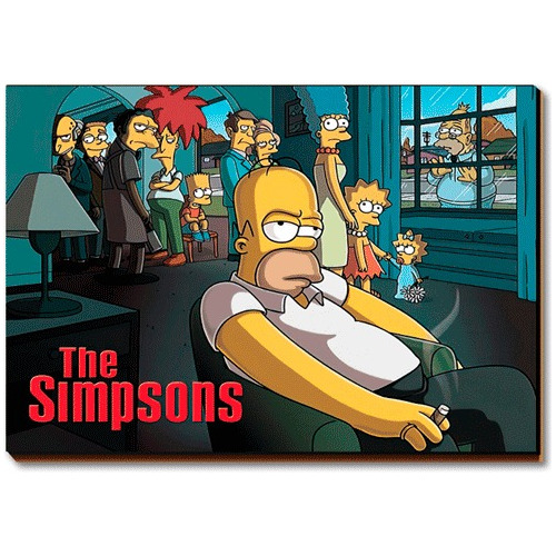 Cuadro A3 Los Simpsons 
