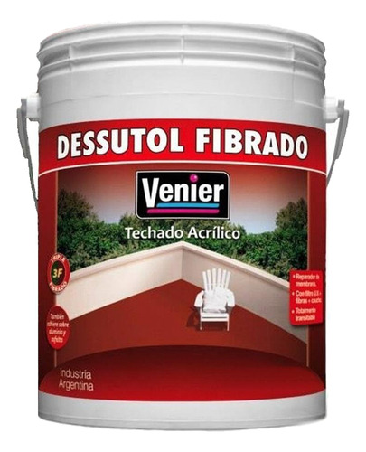 Dessutol Triple Fibrado Techos Impermeabilizante 5kg