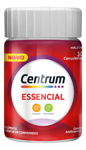 Suplemento Alimentar Centrum Essencial - 30 Cápsulas