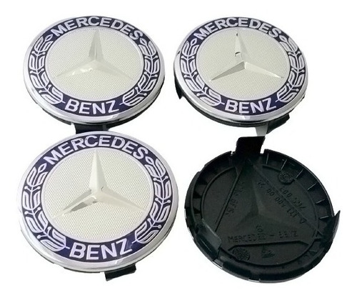 Copas Centros De Rin Mercedes Benz 75 Mm Amg 4 Piezas