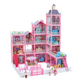 Casita Casa De Muñecas Castillo De Princesa Juguete 379 Pcs