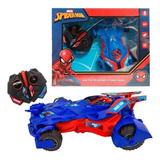 Auto Radio Control Spiderman Marvel Jeg 53505 El Gato Color Azul Personaje Hombre Araña