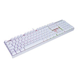 Teclado Mecânico Usb Redragon Mitra Rgb - K551w-rgb Branco (