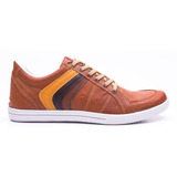 Zapatillas Urbanas De Hombre Zapatos Eco Cuero Base Goma 