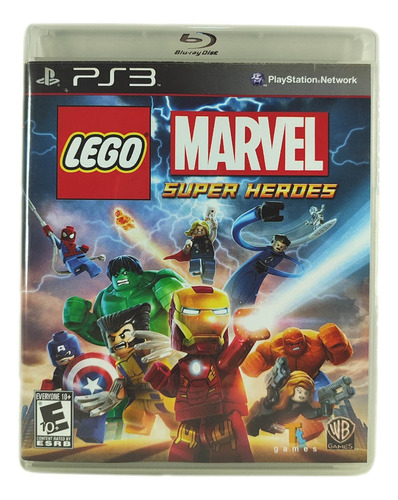 Lego Marvel Super Heroes Ps3 Mídia Física