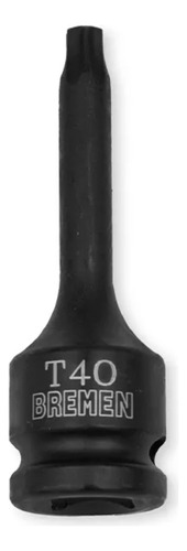 Llave Tubo Bremen Alto Impacto Torx T40 Enc 1/2 Largo 80mm Cod. 3002 Dgm