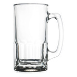 Tarro De Cerveza Vaso De Vidrio Glassia 1 Litro 12pz