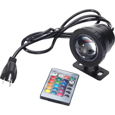 Lámpara Led Rgb Sumergible Reflector Ca 85-265v 10w 1