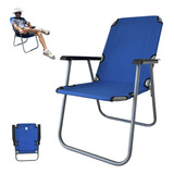 Silla Plegable De Playa Camping Exterior Resistente Y Cómoda