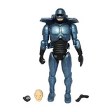 Robocop Figura Bootleg Mexicano Azul Metallico