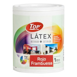 Pintura Latex Lavable Interior Exterior 1 Litro Colores Color Rojo