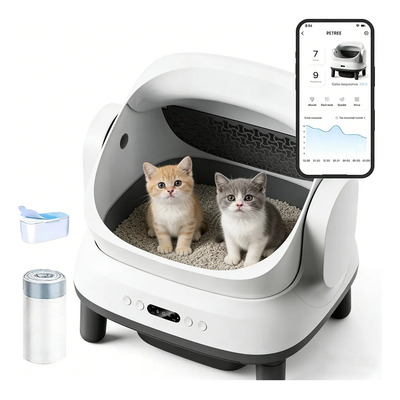 Arenero Gato Inteligente Autolimpiable Caja Arena Automática | Meses sin interés