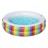 Piscina Familiar Inflable Arcoíris Bestway H2ogo 305x183x56