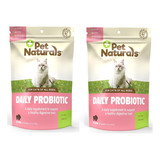   2 Pet Naturals Daily Probioticos Gatos Suplemento