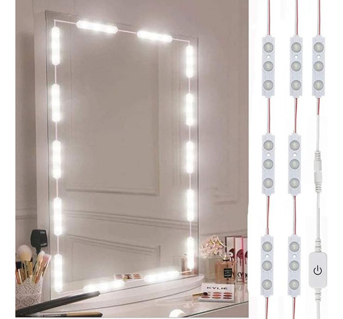 Luces Led Para Espejo De Tocador, Estilo Hollywood, Luz Blan