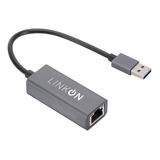 Adaptador Usb A Rj45 Linkon Lan Ethernet 10/100/1000 Mbps