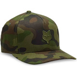 Gorra Fox Modelo Flexfit Green Camouflage Motocross Mtb