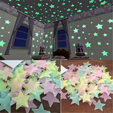 Estrellas Luminosas De Pared Para Decoración Infantil.