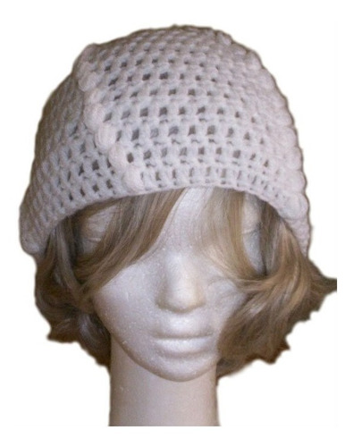 Gorros Tejidos Crochet Lana Artesanal Mujer