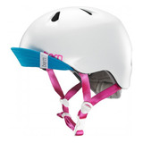 Casco Niñas Bicicleta Skate Rollers Monopatin - Bern Niña Color Blanco Talle S-m