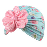 Turbante Para Niños, Diadema Para Bebé, Gorro, Flor Con Perl