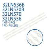 Leds para 32ln570 32ln570b 32ln536 32ln536b Aluminio!