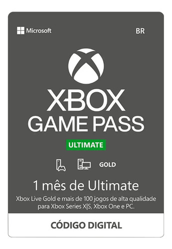 Xbox Game Pass Ultimate 1 Mês 