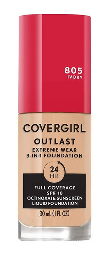 Base De Maquillaje Covergirl Outlast Extreme Wear 30ml Spf18