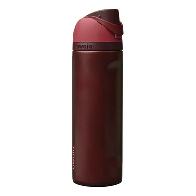 Owala Freesip 24oz 710ml Termo Acero Inoxidable Vaso Termico Color Black Cherry | Envío gratis