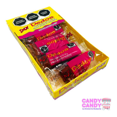 Indy Dedos Caramelo Sabor Sandía Con Chile Paquete C\u002F 12 Pz | MercadoLibre