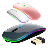 Mouse Ultra Fino Wireless Mouse Sem Fio Bluetooth Negro