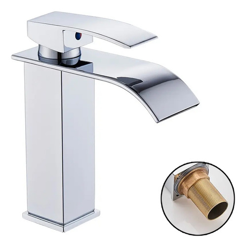 Torneira Banheiro Monocomando Metal Cromado Lavabo T103-04 