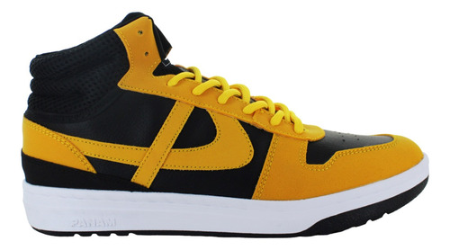 Panam Tenis Bota Casual Confort Skate Amarillo Hombre 85338