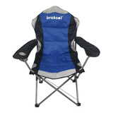 Silla Sillon Director Broksol Plegable Respaldo Alto Camping