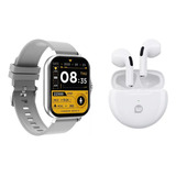 Combo Kit Wollow Smartwatch Aktie Pro + Auricular Nox Pro