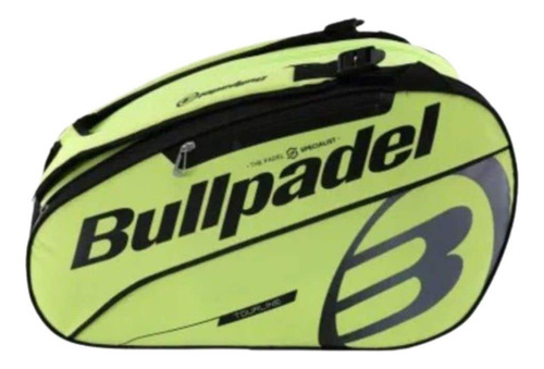 Bolso Paletero Bullpadel Tour P/ 1 Paleta Padel Color Amarillo