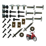 Kit Set Completo Tornillos Cachas Moto Honda Wave S 110 -mil