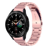 Pulseira 3 Elos Metal Gomada Para Galaxy Watch 4 42mm/ 46mm